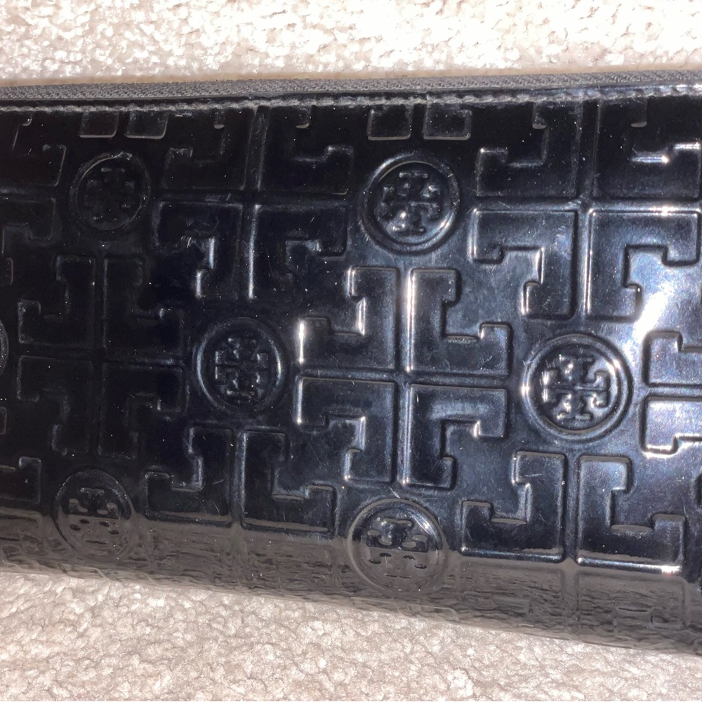 Tory Burch Black and Gold Zipper Detail